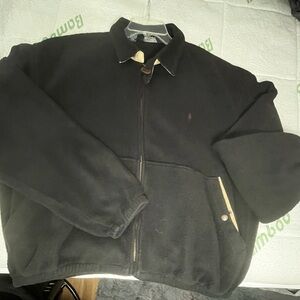 Polo by Ralph Lauren Black and Tan Fleece Sweatshirt
